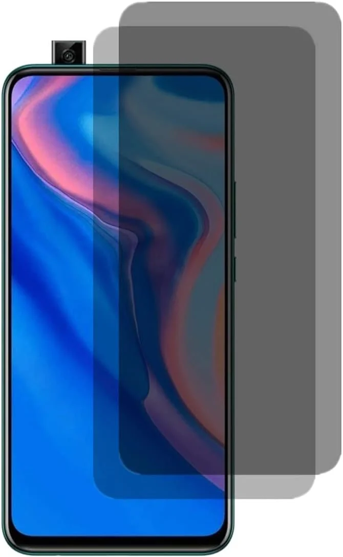 محافظ صفحه نمایش حریم خصوصی آیسلان برای هوآوی پی اسمارت زد 2019 (2 عدد)، پوشش کامل نیست، شیشه حرارت دیده ضد جاسوسی ضد خش سختی 9H محافظ صفحه نمایش شیشه ای برای فیلم شیشه ای هوآوی پی اسمارت زد (2019)