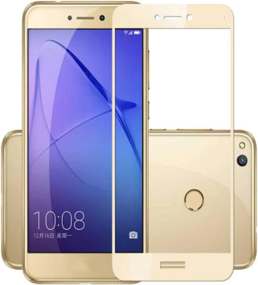 محافظ صفحه نمایش شیشه ای حرارت دیده گوشی موبایل FHNLKFS، مناسب برای گوشی Huawei Honor 8 Lite، محافظ صفحه نمایش P8 Lite 2017 سایز 5.2 اینچ، پوشش کامل صفحه نمایش LCD (3 عدد)