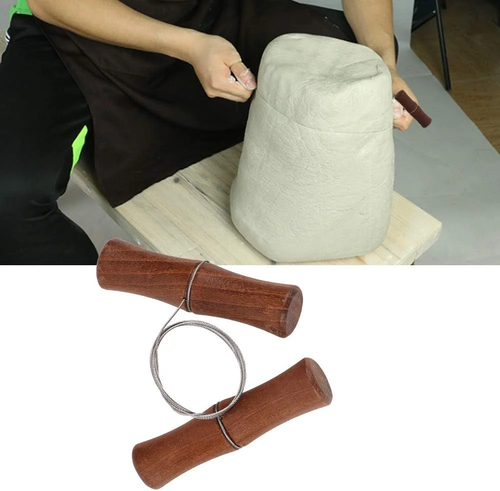 سیم برش رسی Tyenaza، سیم برش صنعتی رس، سیم برش رسی استیل ضد زنگ، ابزار حکاکی رس هنری سرامیکی