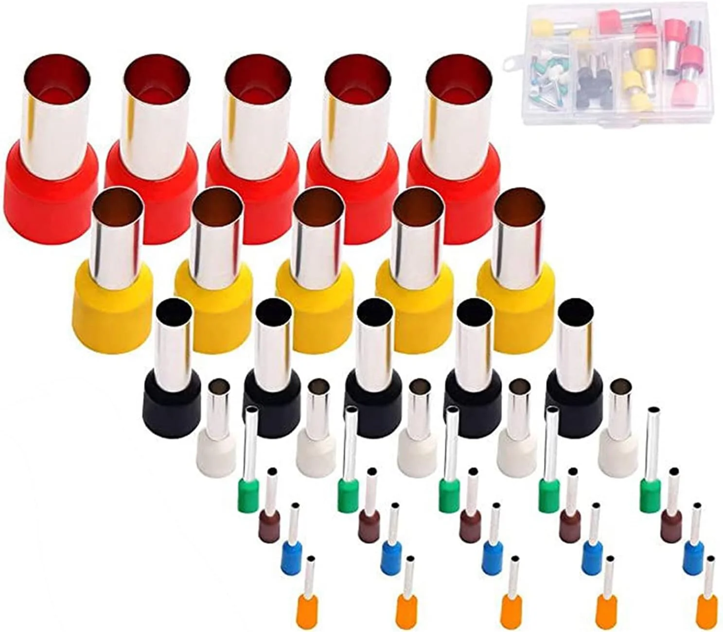 مجموعه 40 عددی ابزار سفال Fawoonu، قالب های برش خمیر پلیمری، برش های دایره ای کوچک، ابزار سفالی سرامیکی DIY با فرورفتگی گرد به همراه جعبه نگهداری