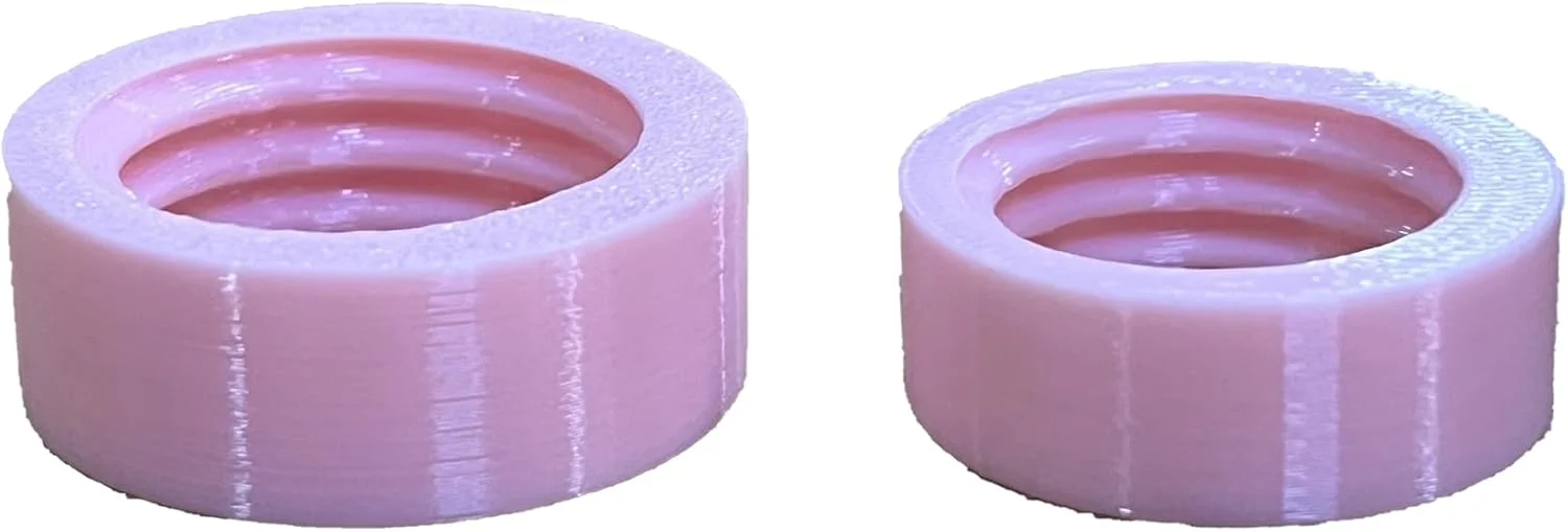 ابزار رزوه زنی سرامیک 2 عددی، نخ برش برای سفالگری، ابزار و لوازم سفالگری، رزوه پیچی برای جای مایع دستشویی سفالی