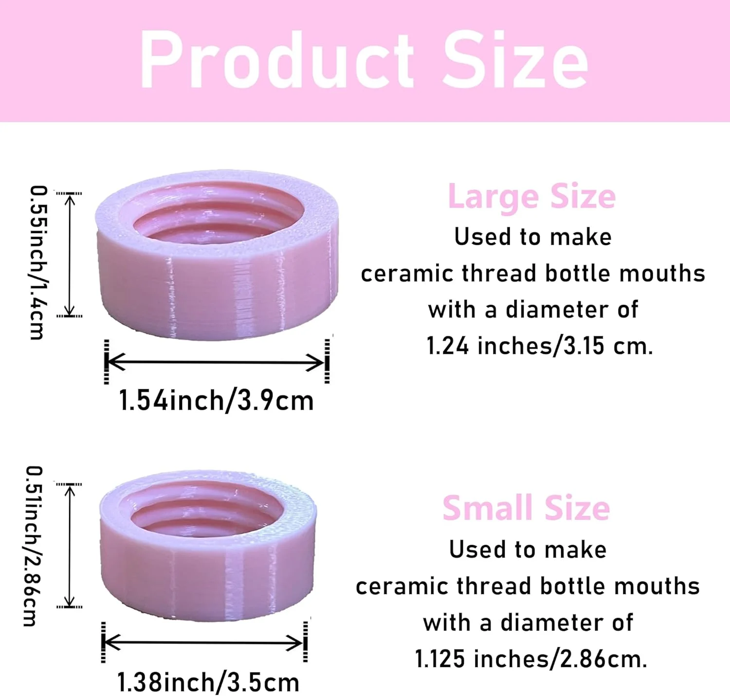 ابزار رزوه زنی سرامیک 2 عددی، نخ برش برای سفالگری، ابزار و لوازم سفالگری، رزوه پیچی برای جای مایع دستشویی سفالی