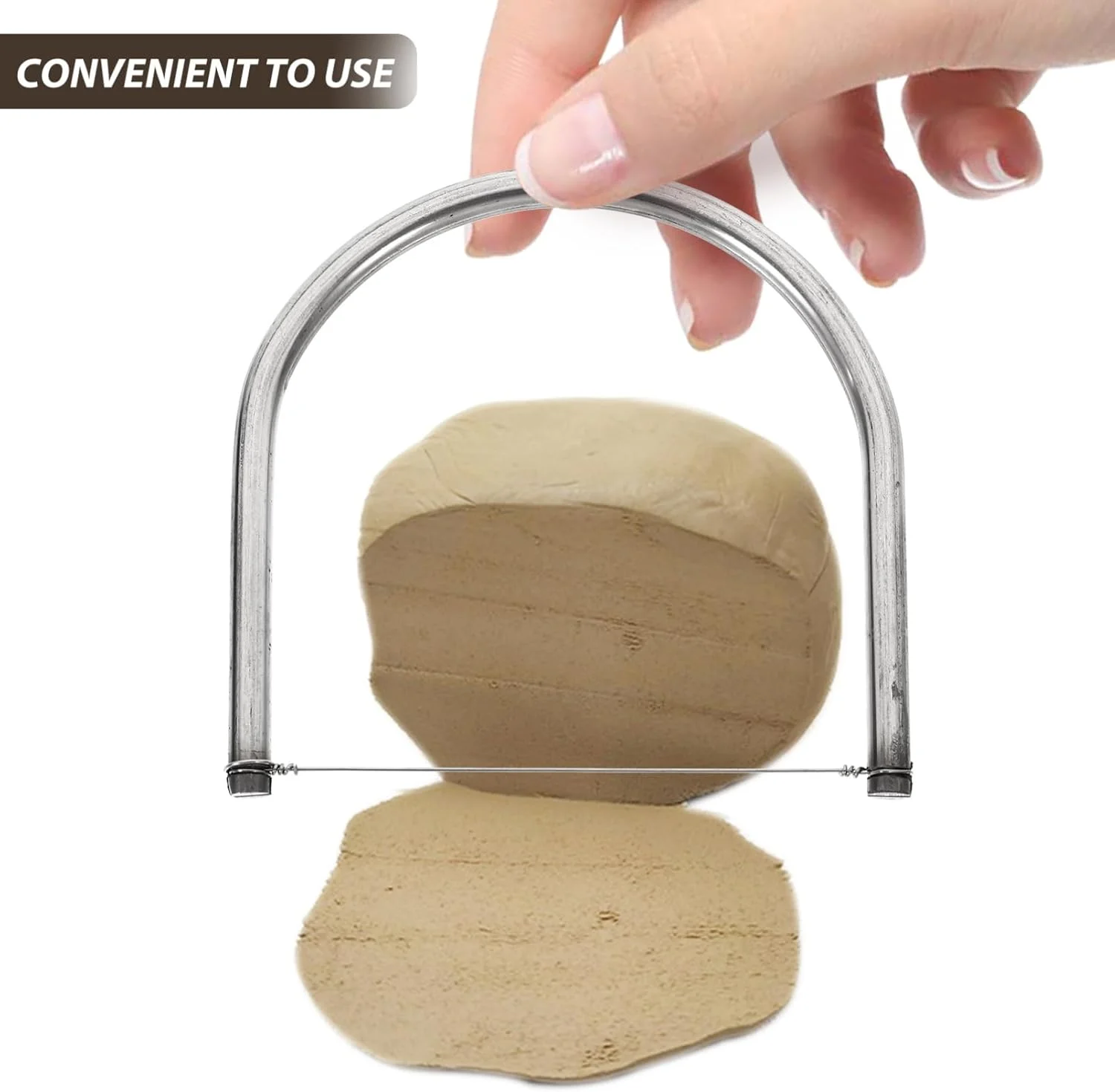 ابزار سیم سفالگری SEWACC، سیم برش خاک رس، سیم های برش خاک رس استیل ضد زنگ، ابزار برش دستی سفالگری برای هنرمندان، برش گل و صنایع دستی