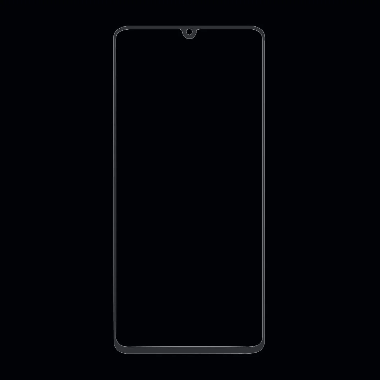 محافظ صفحه نمایش GHZHEGIZHUND چسب لبه فویل لبه منحنی سه بعدی فیلم شیشه ای حرارت دیده تمام صفحه برای تلفن های همراه Huawei P30 Pro (مشکی) لوازم جانبی تلفن همراه (رنگ: شفاف)