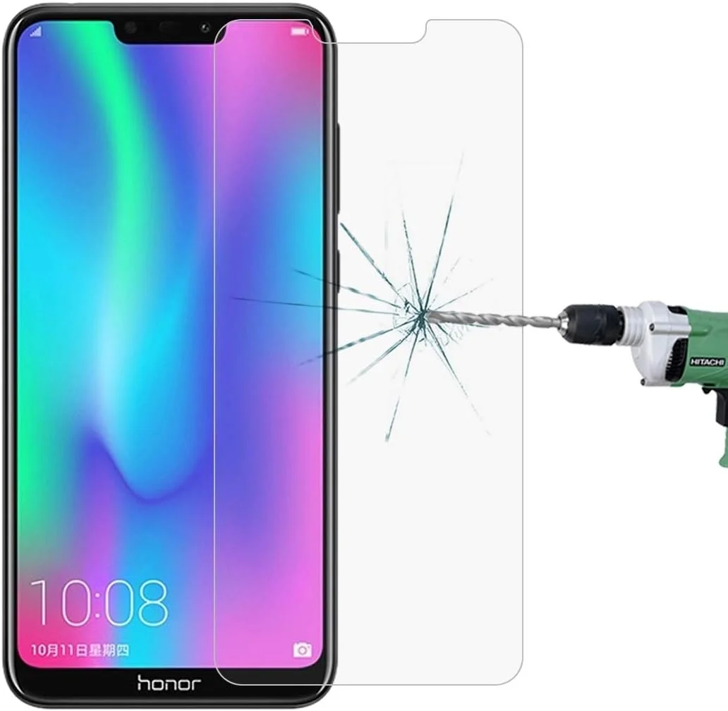 محافظ صفحه نمایش شیشه ای حرارت دیده 0.26 میلی متری 9H 2.5D ضد انفجار برای لوازم جانبی تلفن های همراه هوآوی Honor 8C