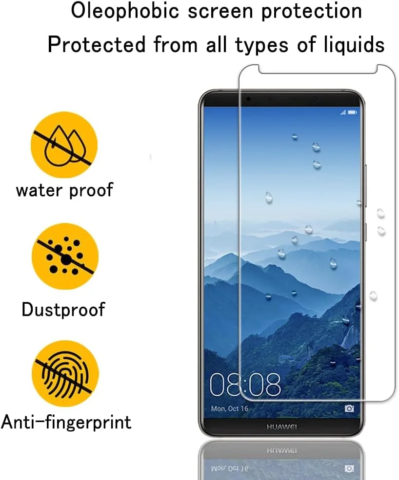بسته 3 عددی محافظ صفحه نمایش Tzstz برای Huawei Mate10 Pro، سختی 9H، ضد خش، محافظ صفحه نمایش شیشه ای حرارت دیده Huawei Mate10 Pro بسته 3 عددی محافظ صفحه نمایش Tzstz برای Huawei Mate10 Pro، سختی 9H، ضد خش، محافظ صفحه نمایش شیشه ای حرارت دیده Huawei Mate10 Pro