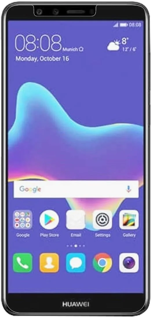 محافظ صفحه نمایش LCD گوشی موبایل 0.26 میلی متری 9H 2.5D شیشه ای حرارت دیده برای Huawei Y9 (2018) فیلم شیشه ای تقویت شده