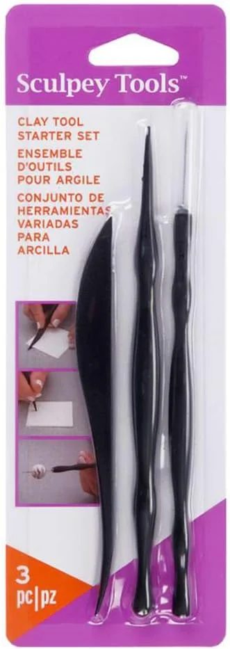 مجموعه ابزار اولیه خمیر مجسمه سازی اسکالپی پولیفرم