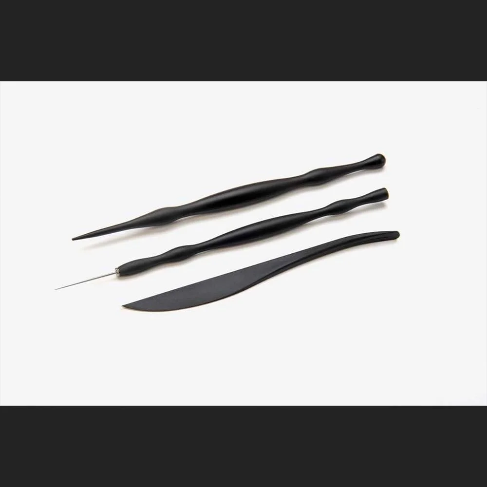 مجموعه ابزار اولیه خمیر مجسمه سازی اسکالپی پولیفرم