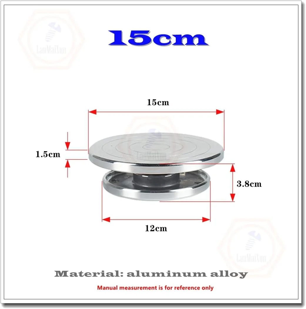 یک عدد صفحه گردان آلیاژ آلومینیوم 15 میلی متری، ابزار سفالگری، میله سفالی، صفحه گردان مجسمه سازی دستی