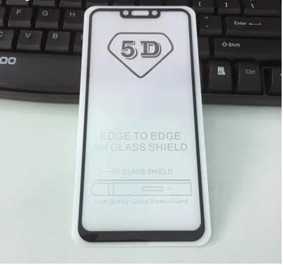 FHNLKFS محافظ صفحه نمایش شیشه ای حرارت دیده با پوشش چسب کامل 5D، مناسب برای گوشی هواوی میت 10 پرو، فیلم محافظ گوشی هواوی میت 10 پرو، شیشه هواوی میت 10 پرو، 3 عدد