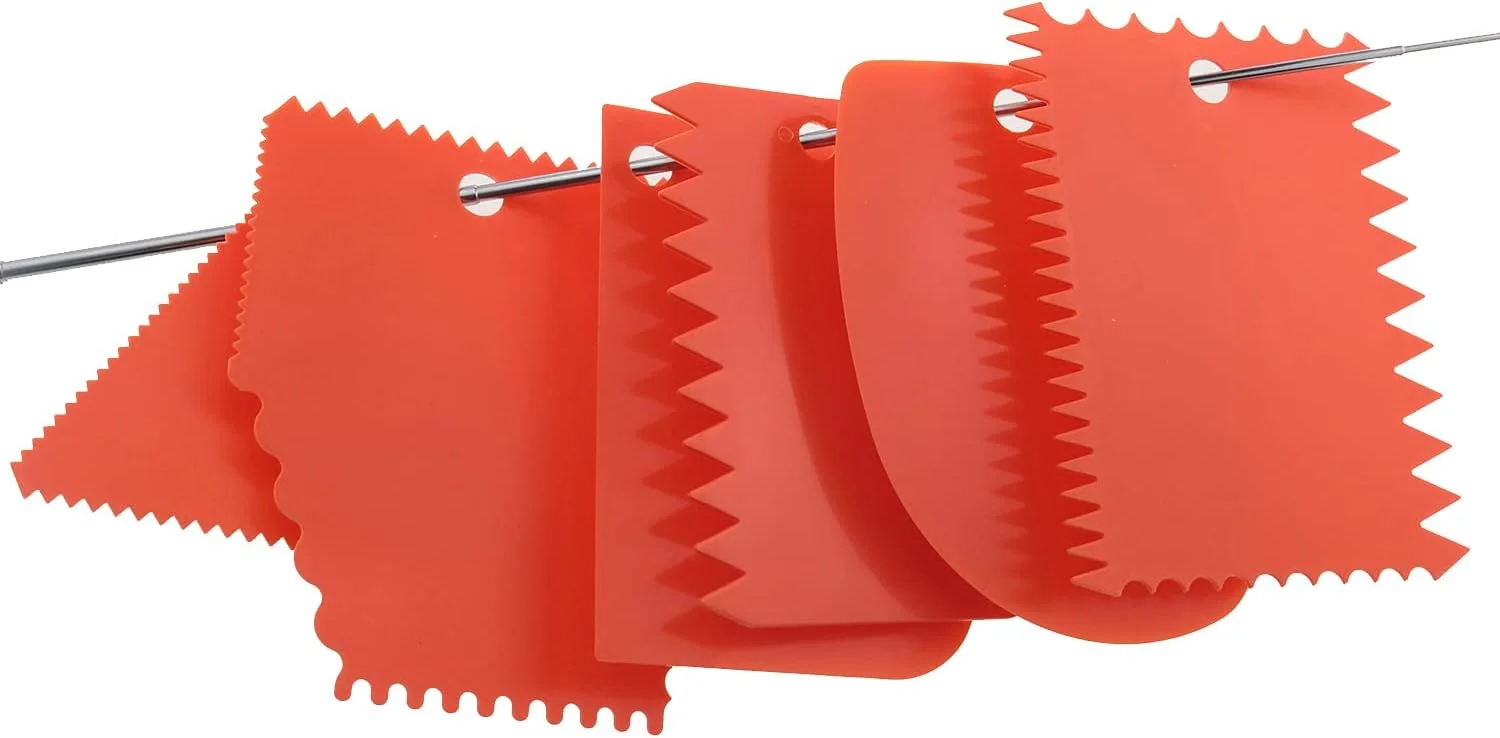 مجموعه 6 عددی ابزار سفالگری LRONG، ست کاردک پلاستیکی خاک رس، دسته کاردک، چاقوی مجسمه سازی خاک رس نرم حکاکی شده، ابزار مجسمه سازی خاک رس صنعتی