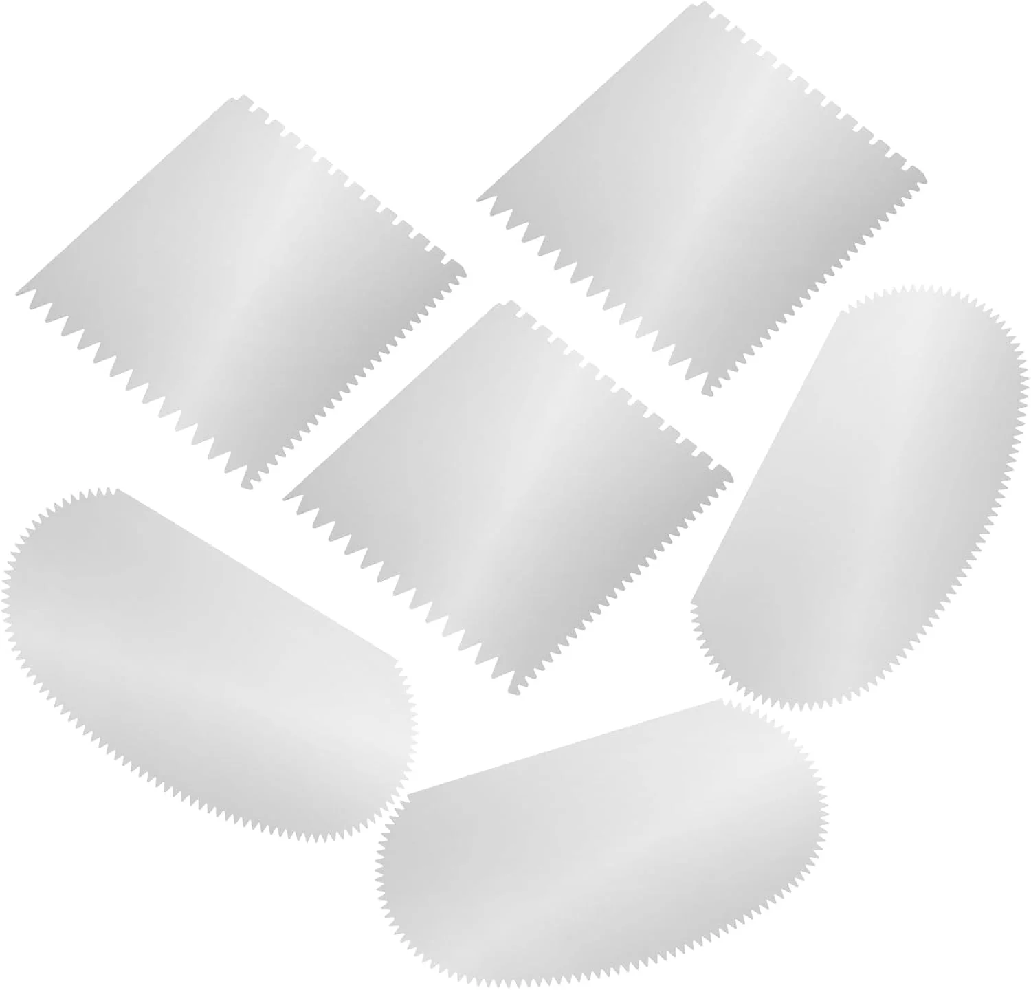 مجموعه 6 عددی ابزار مجسمه سازی خاک رس Xindojuz، ابزار سفالگری استیل ضد زنگ، اسکراپر دندانه دار خاک رس، کاتر مجسمه سازی، ابزار صنایع دستی، کیت ابزار مجسمه سازی سرامیک برای مجسمه سازی، بافت دهی، مدل سازی سفالگری