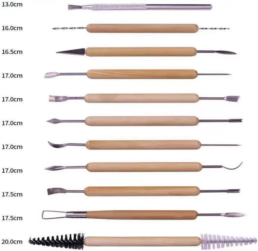 مجموعه 35 عددی ابزار مجسمه سازی خاک رس Langqun، ابزار سفالگری، کیت ابزار سفالی، ابزار نقطه گذاری خمیر پلیمری، لوازم سرامیک برای کودکان و بزرگسالان، مدل سازی، شکل دهی مجموعه 35 عددی ابزار مجسمه سازی خاک رس Langqun، ابزار سفالگری، کیت ابزار سفالی، ابزار نقطه گذاری خمیر پلیمری، لوازم سرامیک برای کودکان و بزرگسالان، مدل سازی، شکل دهی