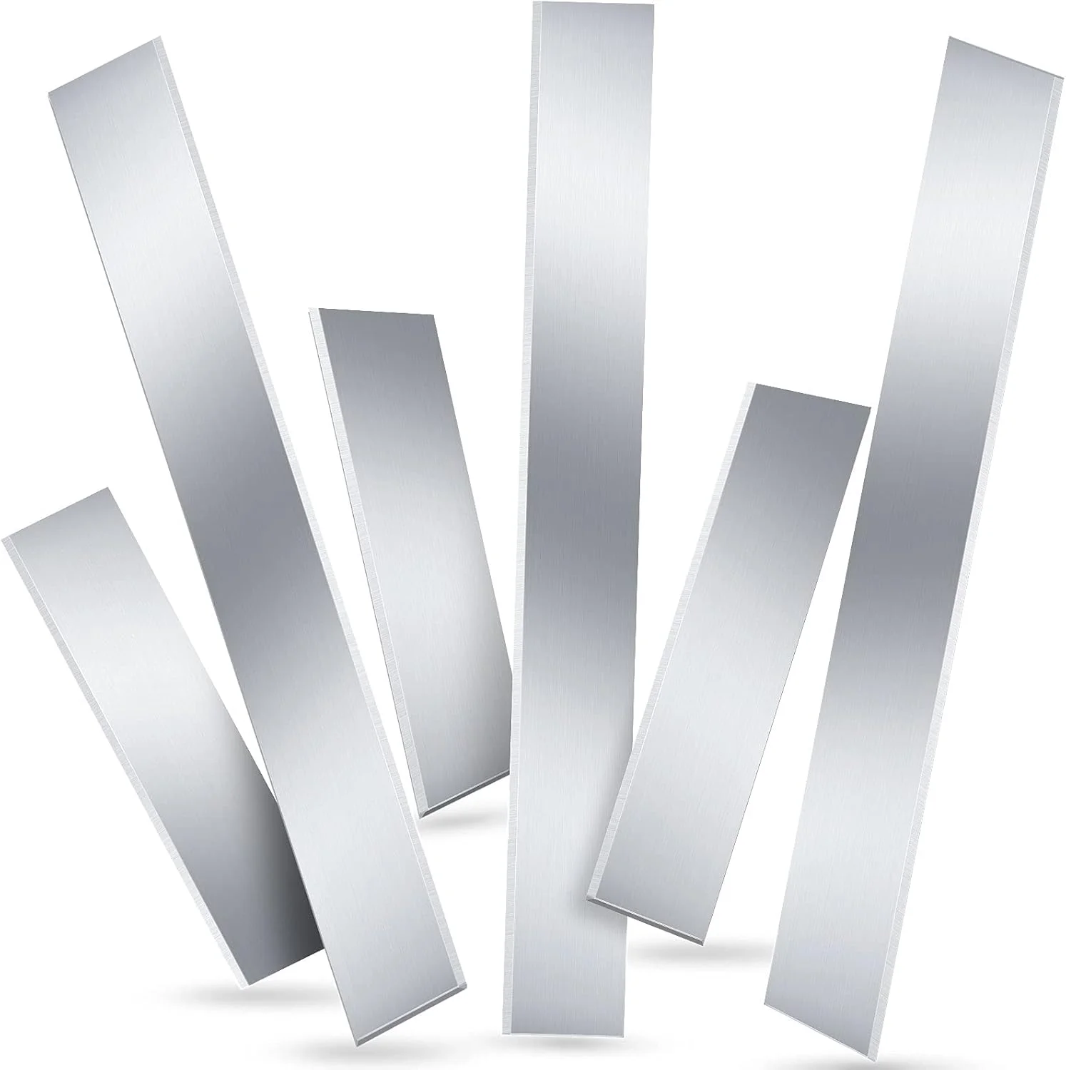 ست برش دهنده های خاک رس پلیمری انعطاف پذیر Honoson، تیغه فولاد کربنی 8 اینچی و 4 اینچی، ابزارهای برش و ورقه کردن خاک رس پلیمری برای شکل دهی، مدل سازی و مجسمه سازی DIY (12 قطعه)