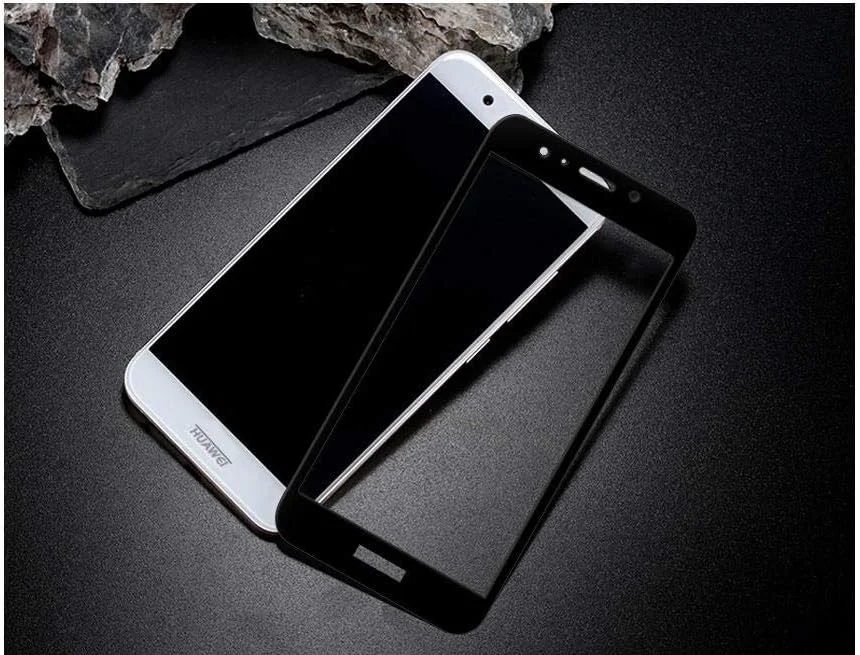محافظ صفحه نمایش شیشه ای هواوی P Smart مشکی ضد خش