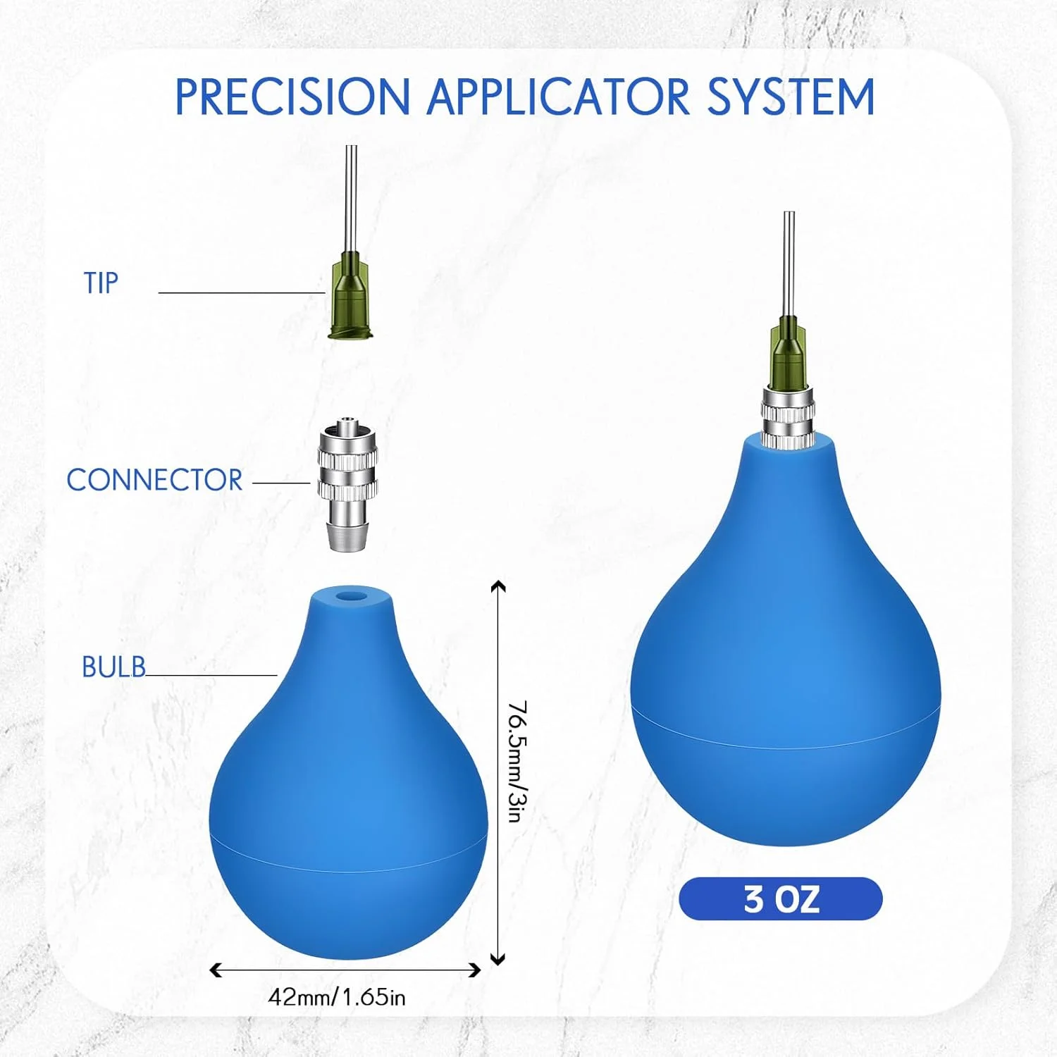 مجموعه 34 عددی ابزار سفالگری Dandat شامل بطری های سرامیکی دقیق برای اعمال لعاب، بطری فشاری با نوک سوزنی 3 اونسی، ست ابزار رسی، بطری فشاری با نوک سوزنی برای لعاب سفالگری (آبی) مجموعه 34 عددی ابزار سفالگری Dandat شامل بطری های سرامیکی دقیق برای اعمال لعاب، بطری فشاری با نوک سوزنی 3 اونسی، ست ابزار رسی، بطری فشاری با نوک سوزنی برای لعاب سفالگری (آبی)