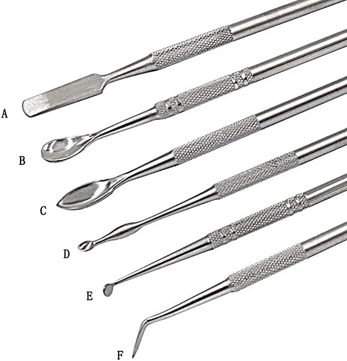 مجموعه 12 عددی ابزار حکاکی موم Naajop، کیت ابزار مجسمه سازی سفالگری، مجموعه ابزار حکاکی موم DIY، کاردک فلزی، ابزار تمیز کردن دندان، مجموعه ابزار مجسمه سازی خاک رس