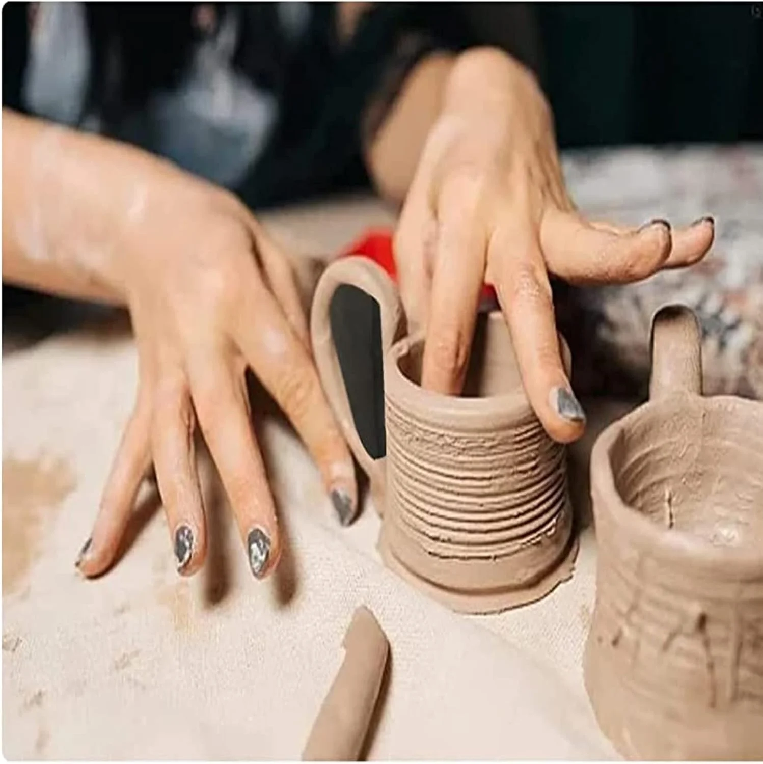 قالب های دسته لیوان سفالی ACTIMED، قالب های دسته لیوان کوچک برای فنجان های کوچک، قالب های سرامیکی برای سفالگری، ابزار ساخت دسته لیوان برای سفالگری، ابزار سرامیکی برای سفالگری، 12 شکل و اندازه قالب های دسته لیوان سفالی ACTIMED، قالب های دسته لیوان کوچک برای فنجان های کوچک، قالب های سرامیکی برای سفالگری، ابزار ساخت دسته لیوان برای سفالگری، ابزار سرامیکی برای سفالگری، 12 شکل و اندازه