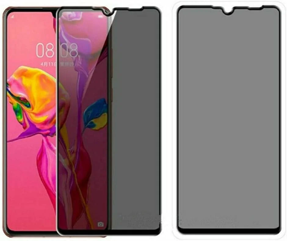 بسته 3 عددی محافظ صفحه نمایش حریم خصوصی MIBQM برای Huawei P30 Pro P 30 Lite، محافظ صفحه شیشه ای حرارت دیده ضد جاسوسی برای Huawei P30 Pro
