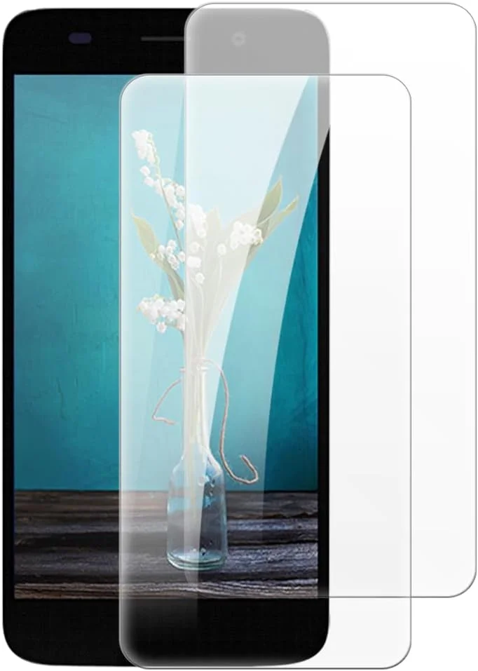 شاتایم [بسته 2 عددی] محافظ صفحه نمایش شیشه ای حرارت دیده سازگار با هوآوی Y6 2015 (5 اینچ)، HD شفاف ضد خش بدون حباب، سازگار با قاب