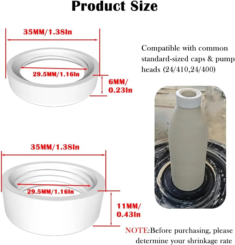 ابزار رزوه زنی سرامیک Agamino، ابزار برش رزوه بطری سفالی برای سفالگری، ابزار پیرایش برای رزوه های پیچ، لوازم جانبی صنایع دستی سفالگری DIY برای ایجاد رزوه های دقیق برای ظروف سفالی