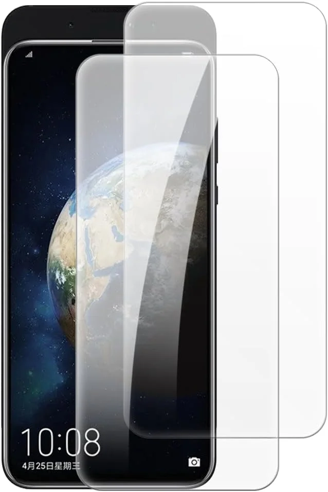 شنتایم [بسته 2 عددی] محافظ صفحه نمایش شیشه ای حرارت دیده سازگار با هوآوی Honor Magic 2 (6.39 اینچ)، HD شفاف ضد خش بدون حباب، سازگار با قاب