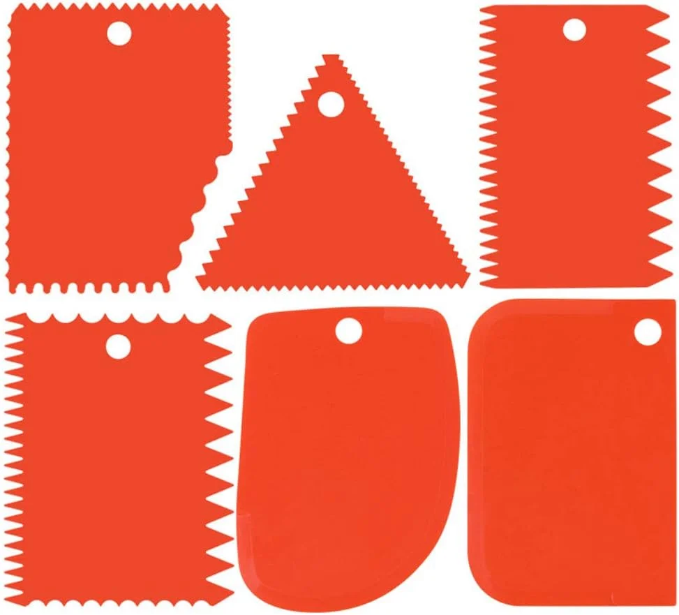 مجموعه 6 عددی کاردک پلاستیکی خاک رس PZRT، دسته خراش دهنده، چاقوی مجسمه سازی خاک رس نرم حکاکی شده، ابزار مجسمه سازی کاردک خاک رس صنعتی، ابزار سفالگری