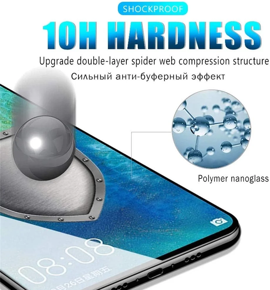 محافظ صفحه نمایش گوشی 3 عددی، مناسب برای Huawei nova 8 SE 7 7i 6 5 5i pro، فیلم محافظ شیشه ای حرارت دیده - مناسب برای Huawei nova 6