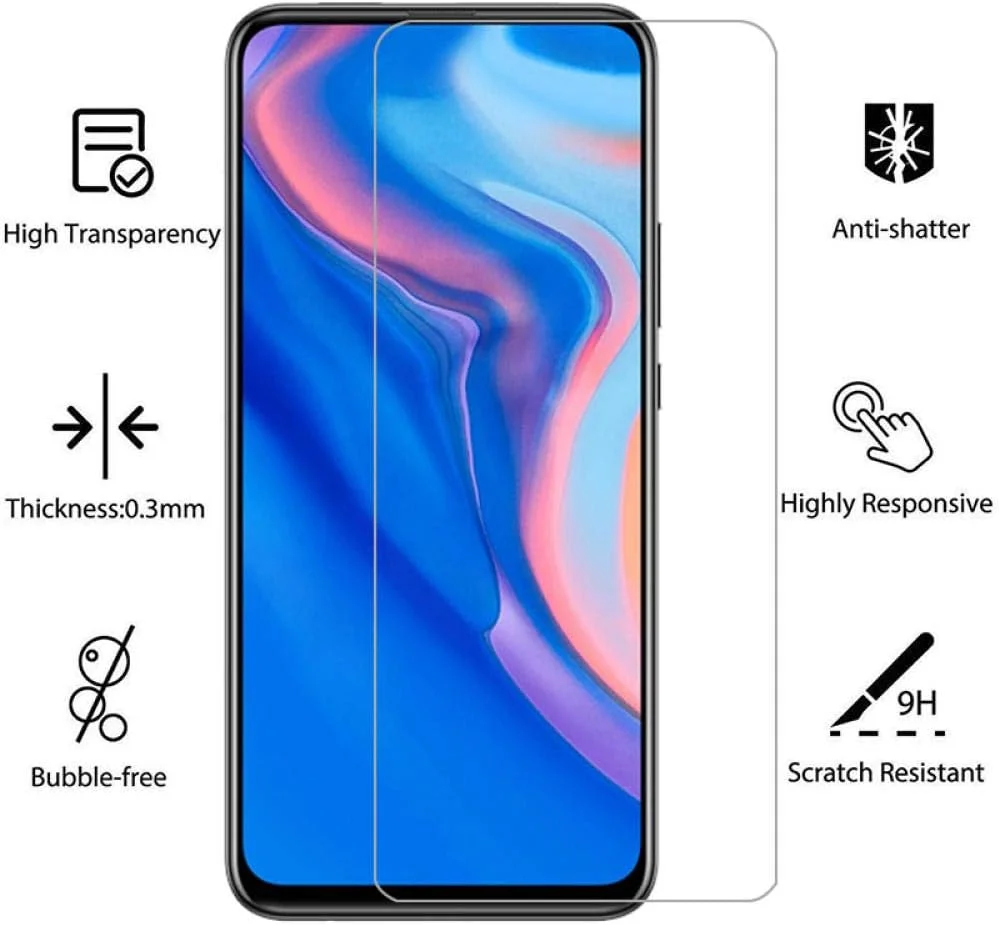 بسته 3 عددی محافظ صفحه نمایش شیشه ای حرارت دیده MIBQM، برای گوشی های هوآوی P Smart Z Plus Pro 2018 2019، محافظ صفحه نمایش شیشه ای برای هوآوی P Smart Pro 2019 بسته 3 عددی محافظ صفحه نمایش شیشه ای حرارت دیده MIBQM، برای گوشی های هوآوی P Smart Z Plus Pro 2018 2019، محافظ صفحه نمایش شیشه ای برای هوآوی P Smart Pro 2019