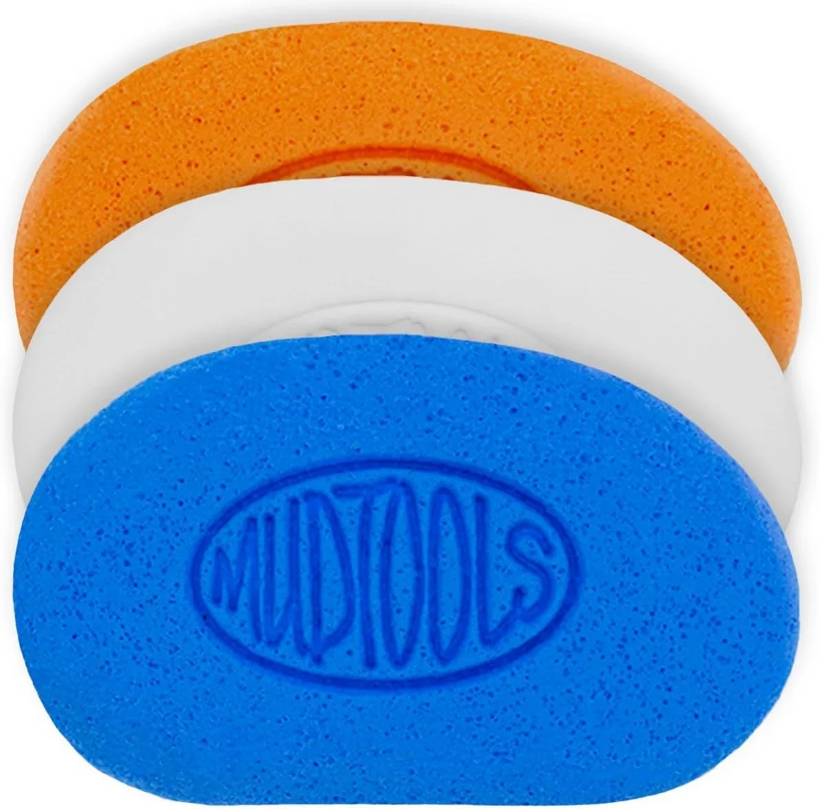 ابزارهای تمیزکاری و شکل دهی سفالگری و خاک رس Creative Hobbies Sherrill Mudtools MudSponge - مجموعه 3 عددی