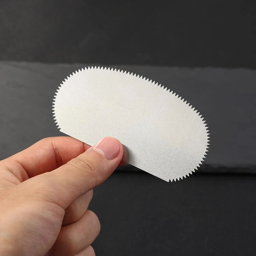 GSHLLO 10 عدد کاردک سفالی استیل ضد زنگ، کاردک های مدل سازی سفال، کاردک های شکل دهی رس، کاردک های بافت دار، ابزارهای مجسمه سازی سرامیکی دندانه دار، ابزارهای دنده مجسمه سازی