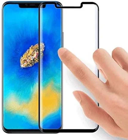 محافظ صفحه نمایش شیشه ای خمیده سه بعدی هواوی Mate20 Pro با پوشش کامل صفحه نمایش