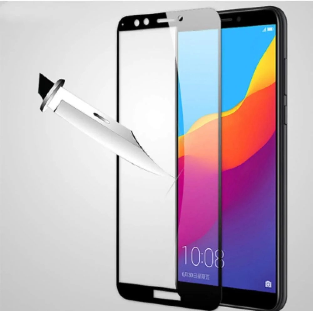 محافظ صفحه نمایش FHNLKFS، 3 عدد، شیشه ای 2.5D حرارت دیده برای گوشی های Huawei Honor 7A Pro، پوشش کامل برای Huawei Honor 7A، مناسب برای Y6 2018 محافظ صفحه نمایش FHNLKFS، 3 عدد، شیشه ای 2.5D حرارت دیده برای گوشی های Huawei Honor 7A Pro، پوشش کامل برای Huawei Honor 7A، مناسب برای Y6 2018