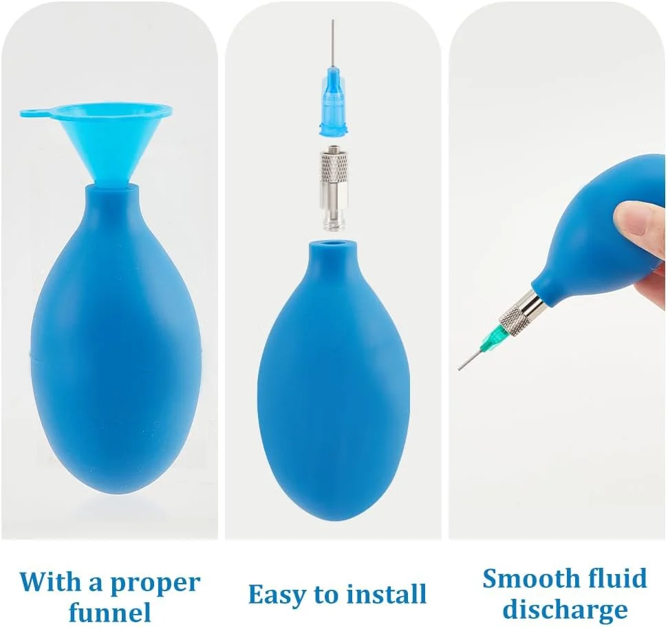 WEBEEDY ست 3 عددی ابزار سرامیکی لوازم سفالگری مجموعه ابزار خاک رس برای لعاب سفال، با بطری اپلیکاتور نوک دقیق، بطری های فشاری دنباله دار، سوزن های مختلف و قیف های پرکننده WEBEEDY ست 3 عددی ابزار سرامیکی لوازم سفالگری مجموعه ابزار خاک رس برای لعاب سفال، با بطری اپلیکاتور نوک دقیق، بطری های فشاری دنباله دار، سوزن های مختلف و قیف های پرکننده