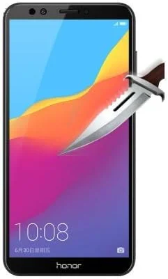 محافظ صفحه نمایش FHNLKFS، 3 عدد، شیشه حرارت دیده برای Huawei Y7 2018، شیشه پوشش کامل برای Huawei Y7 2018، فیلم تلفن برای Huawei Honor 7C Pro 5.99