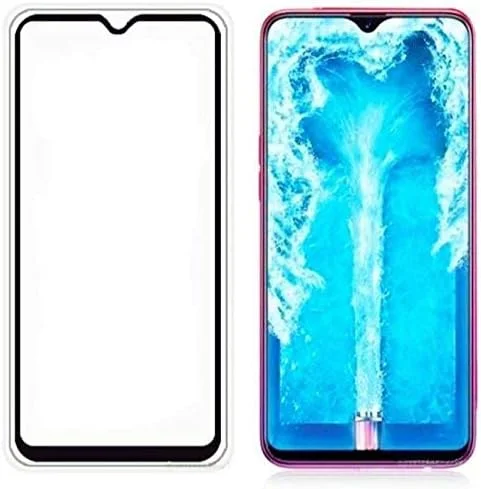 محافظ صفحه نمایش شیشه ای حرارت دیده برای هوآوی Y7 پرایم 2019 - مشکی 5D