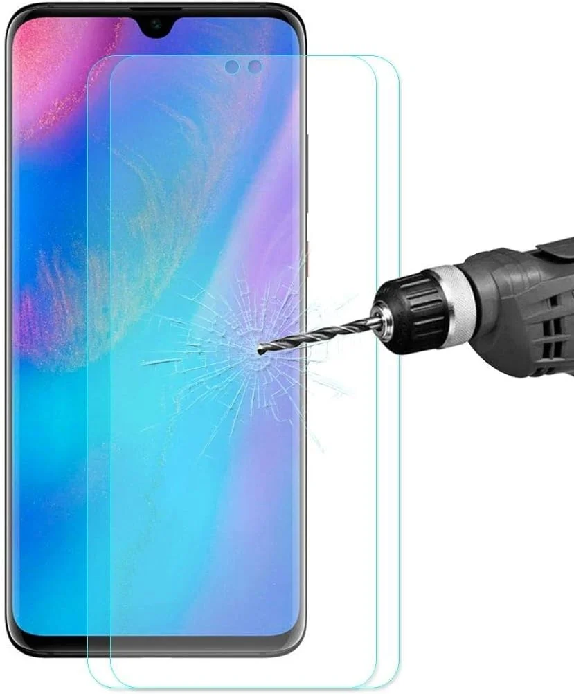 محافظ صفحه نمایش شیشه ای 2 عددی ENKAY Hat-Prince 0.26mm 9H 2.5D با پوشش کامل برای گوشی موبایل هوآوی P30