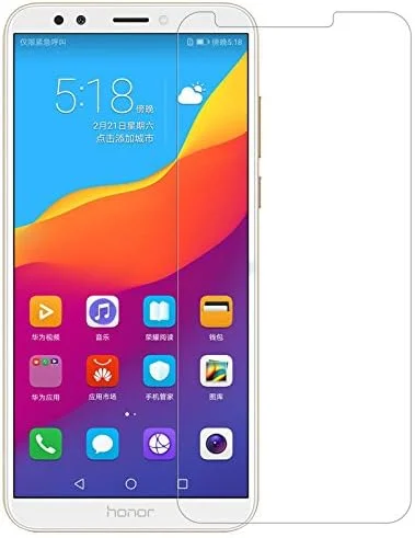 [2 عدد] محافظ صفحه نمایش Huawei Y7 Pro (2018)، محافظ صفحه نمایش شیشه ای حرارت دیده Huawei Y7 Pro (2018)، محافظ صفحه نمایش ضد خش HD برای Huawei Y7 Pro (2018) با اندازه 5.99 اینچ