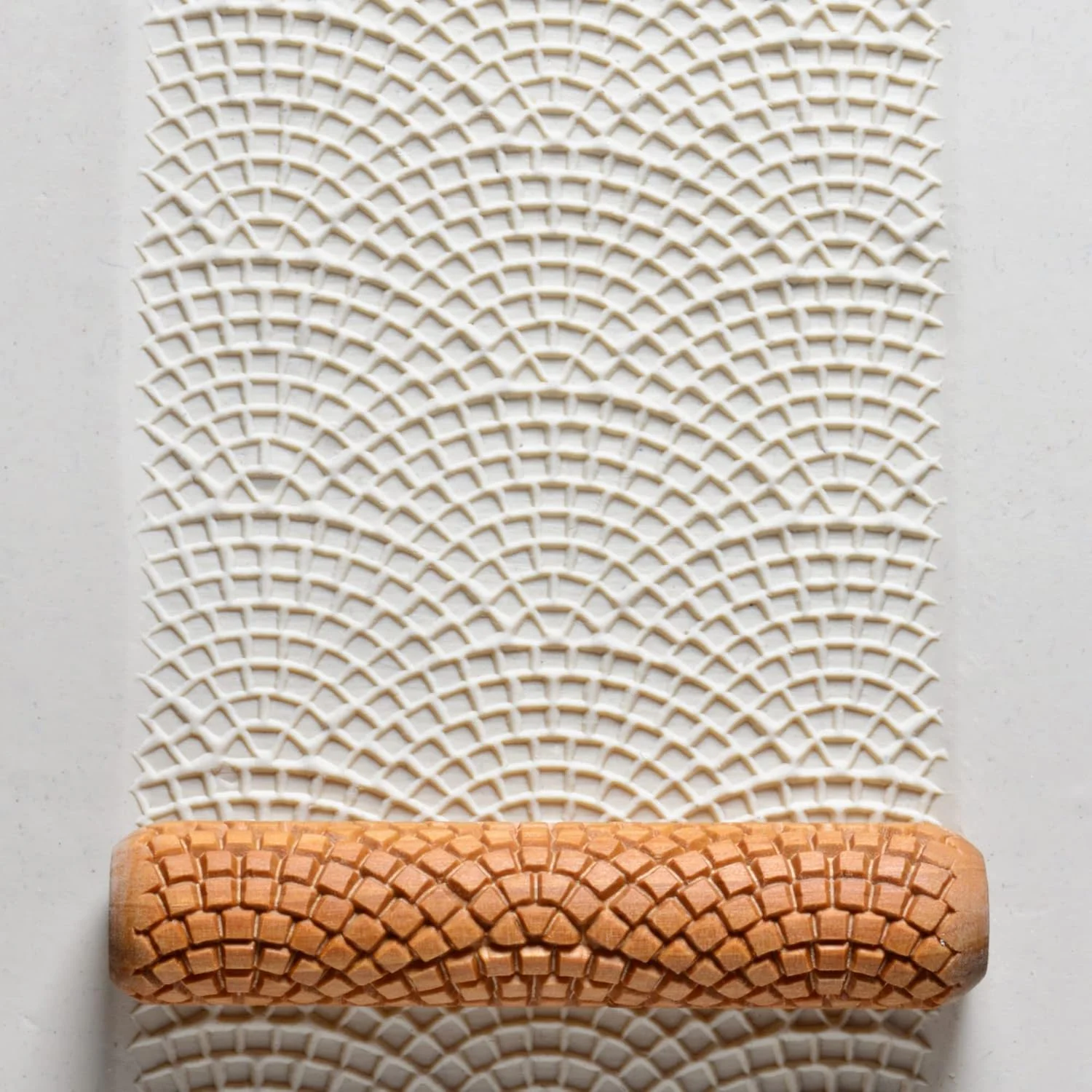 ابزار سفالگری ام کی ام، غلطک دستی بزرگ چوبی برای خاک رس (BHR-101 سنگ فرش)