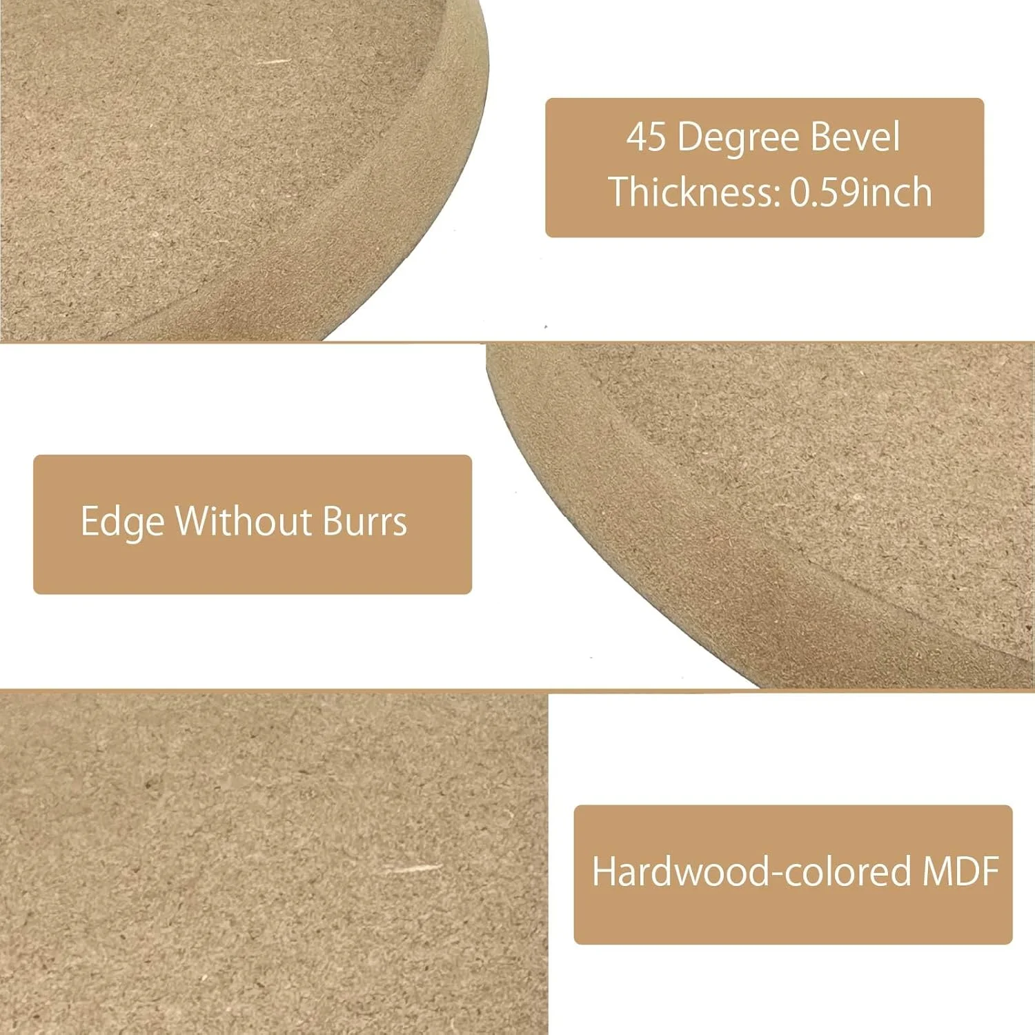 قالب های سفالی گرد CREATCABIN، قالب های فرم دهی بشقاب سرامیکی، قالب های سفالی چوبی، ابزارهای قالب گیری سفالی، قالب خمیده بشقاب سفالی MDF برای ساخت دستی بشقاب، لوازم صنایع دستی DIY، 3.9 اینچ