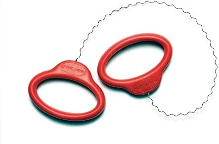 ابزار برش گِلی دسته قرمز Creative Hobbies - ابزار برش سیم پیچ برای چرخ سفالگری و هنرمندان سفال