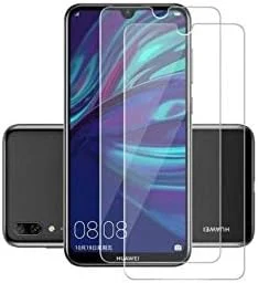 محافظ صفحه نمایش شیشه ای حرارت دیده هواوی Y7 Prime 2019، بسته 2 عددی