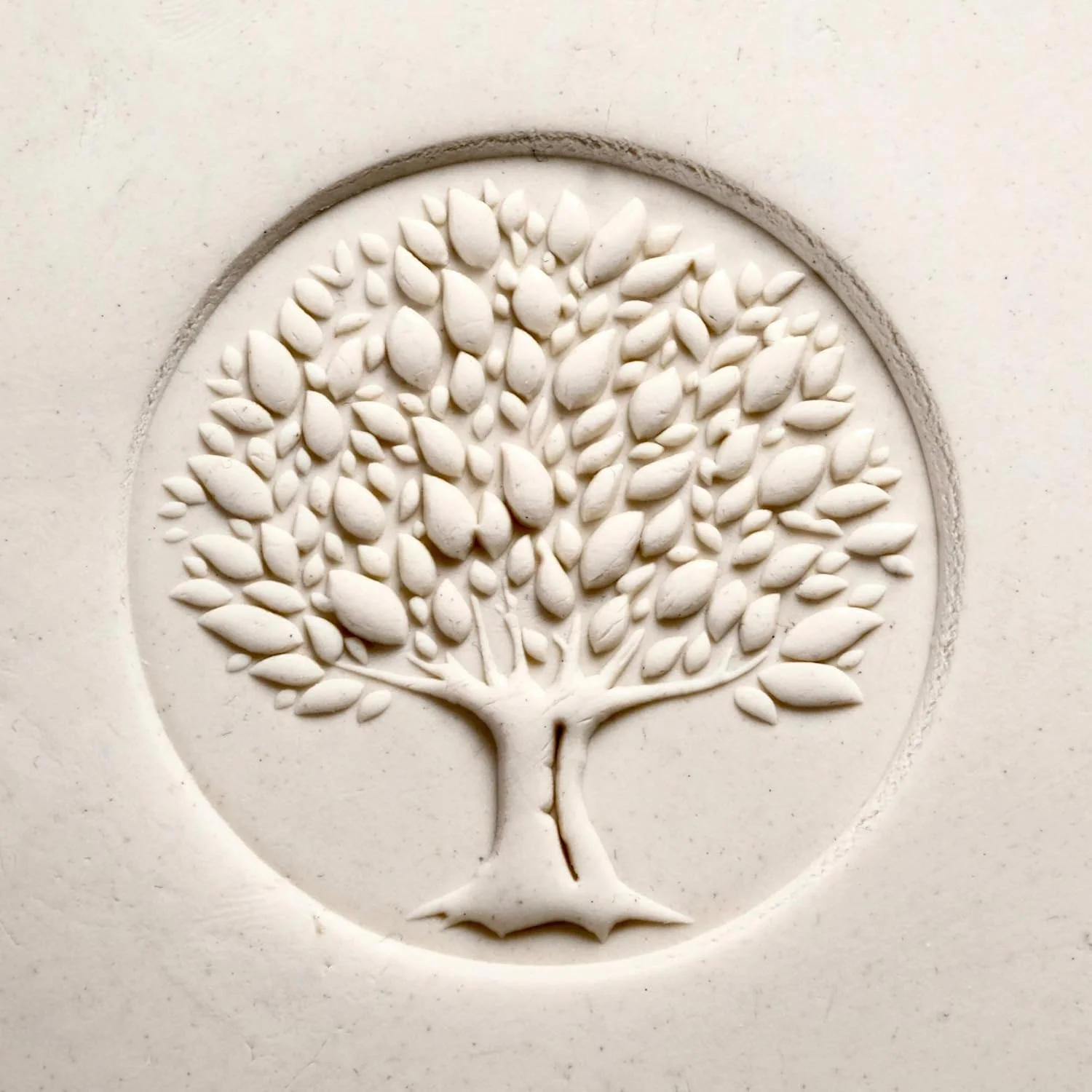 ابزار سفالگری MKM، مُهرهای سفالی، مُهر تزئینی گرد بسیار بزرگ برای سفال (Scxl-08 درخت زندگی)