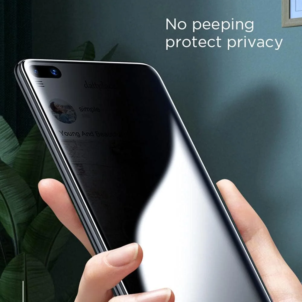 بسته 3 عددی محافظ صفحه نمایش حریم خصوصی شیشه ای حرارت دیده ضد جاسوسی MIBQM، برای گوشی های هوآوی P30 P20 P40 Pro Lite 2019 E 5G Y8p Y7p Y6p، محافظ صفحه نمایش حریم خصوصی برای هوآوی P40 Lite 5G