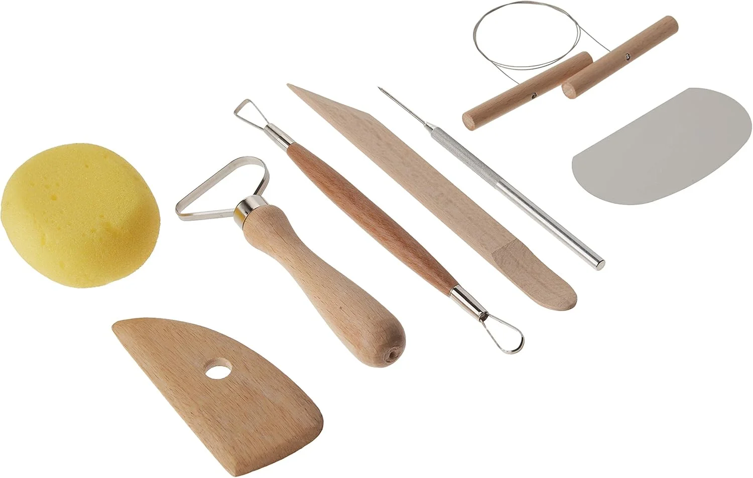 ست ابزار سفالگری آماکو، 8 تکه