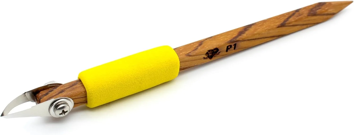 مجموعه 4 عددی ابزار سفالگری DiamondCore Tools: مجموعه ابزار حکاکی، پرداخت، اسگرافیتو و اسفنج – P1، T1، FP1، SP1 مجموعه ابزار مجسمه سازی خاک رس برای هنرمندان سرامیک (مجموعه 1)