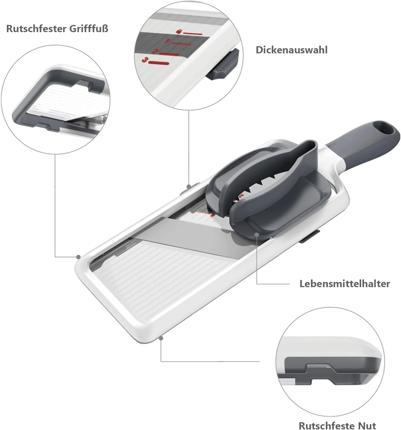 اسلایسر دستی چند منظوره GraGra، اسلایسر هویج خانگی، اسلایسر سیب زمینی با ضخامت قابل تنظیم، برش ایمن و سریع، ابزار ضروری آشپزخانه اسلایسر دستی چند منظوره GraGra، اسلایسر هویج خانگی، اسلایسر سیب زمینی با ضخامت قابل تنظیم، برش ایمن و سریع، ابزار ضروری آشپزخانه