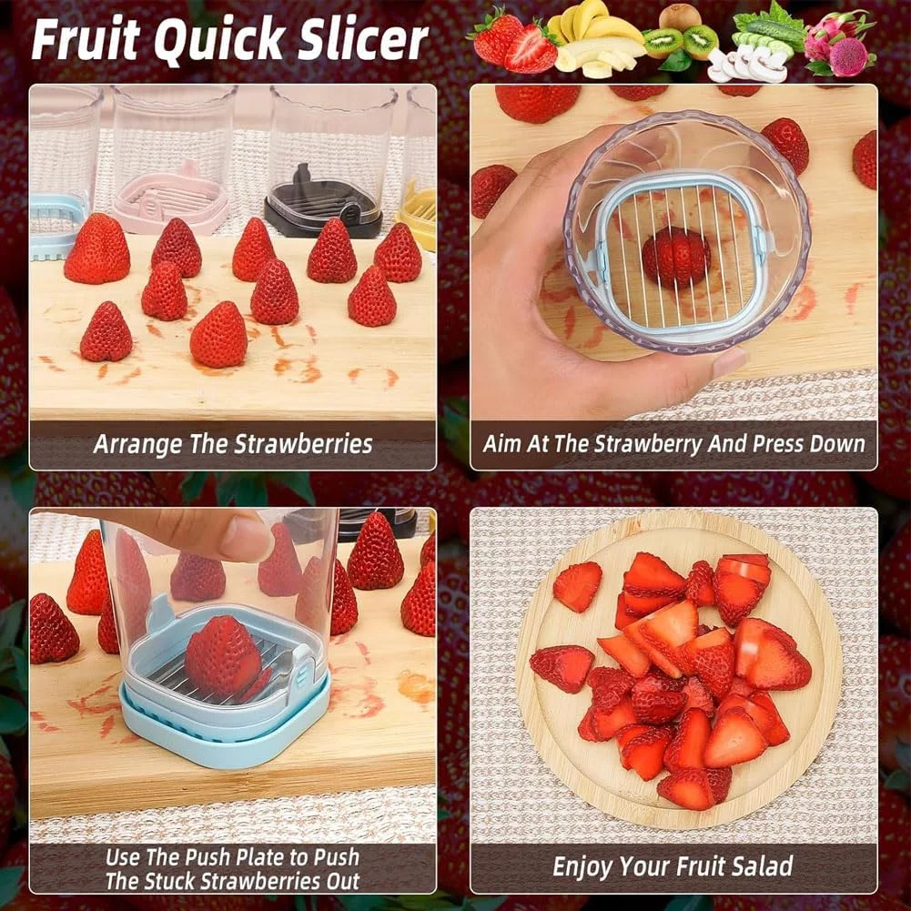 لیوان برش میوه Goodern، ابزار برش سریع چند منظوره میوه و سبزیجات، ابزار برش آشپزخانه جداشدنی با صفحه فشاری، لیوان برش قابل حمل برای پیک نیک در فضای باز برای توت فرنگی، تخم مرغ، موز، قارچ - مشکی لیوان برش میوه Goodern، ابزار برش سریع چند منظوره میوه و سبزیجات، ابزار برش آشپزخانه جداشدنی با صفحه فشاری، لیوان برش قابل حمل برای پیک نیک در فضای باز برای توت فرنگی، تخم مرغ، موز، قارچ - مشکی