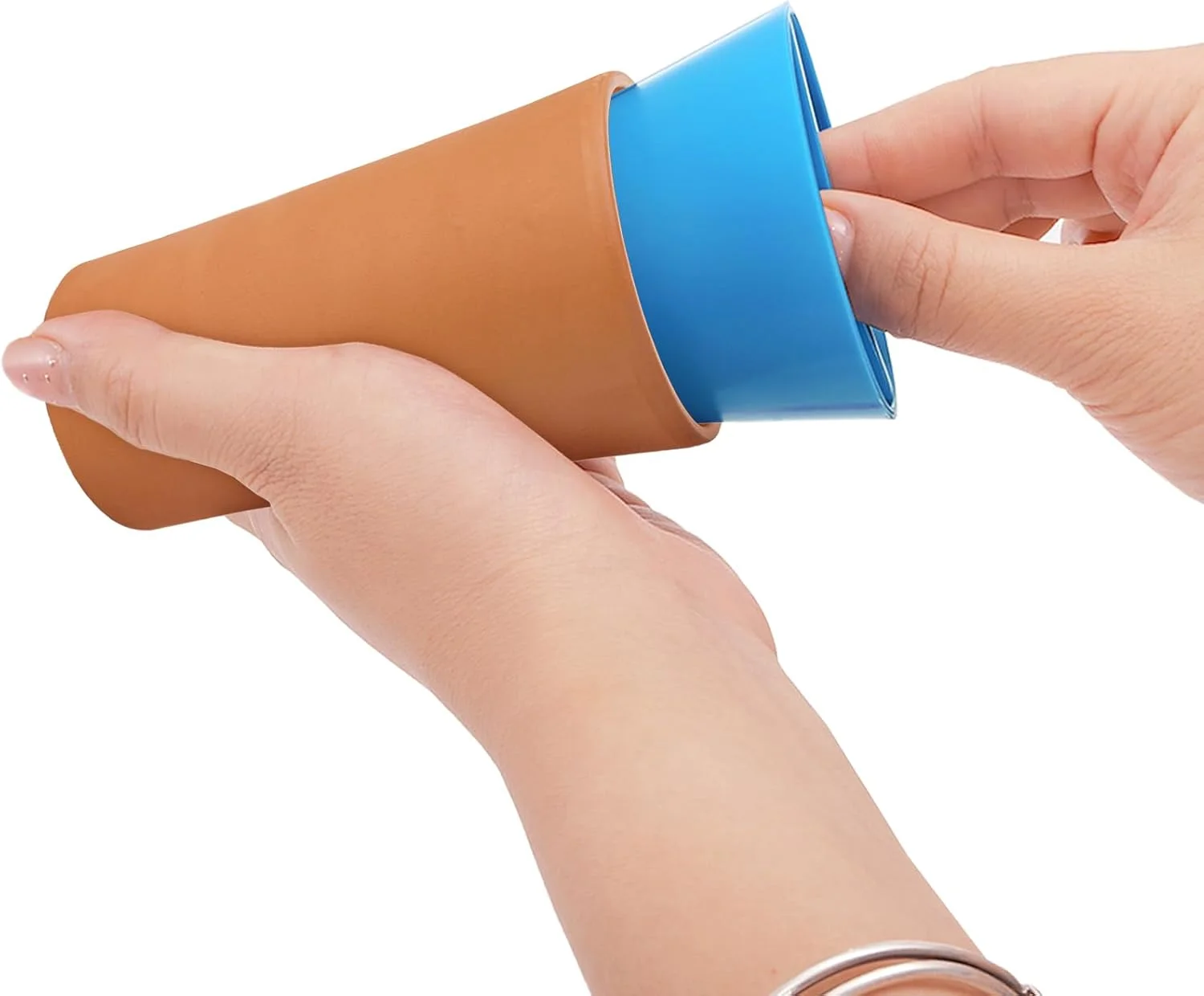 ZENFUN بسته 3 عددی ابزار مخروطی لبه سفالگری، مخروط شکل دهنده لبه سرامیکی در 3 اندازه، ابزار سفالگری چاپ سه بعدی برای ترمیم لبه های سفالگران، هنرمندان خاک رس و مبتدیان (XS، S، M)